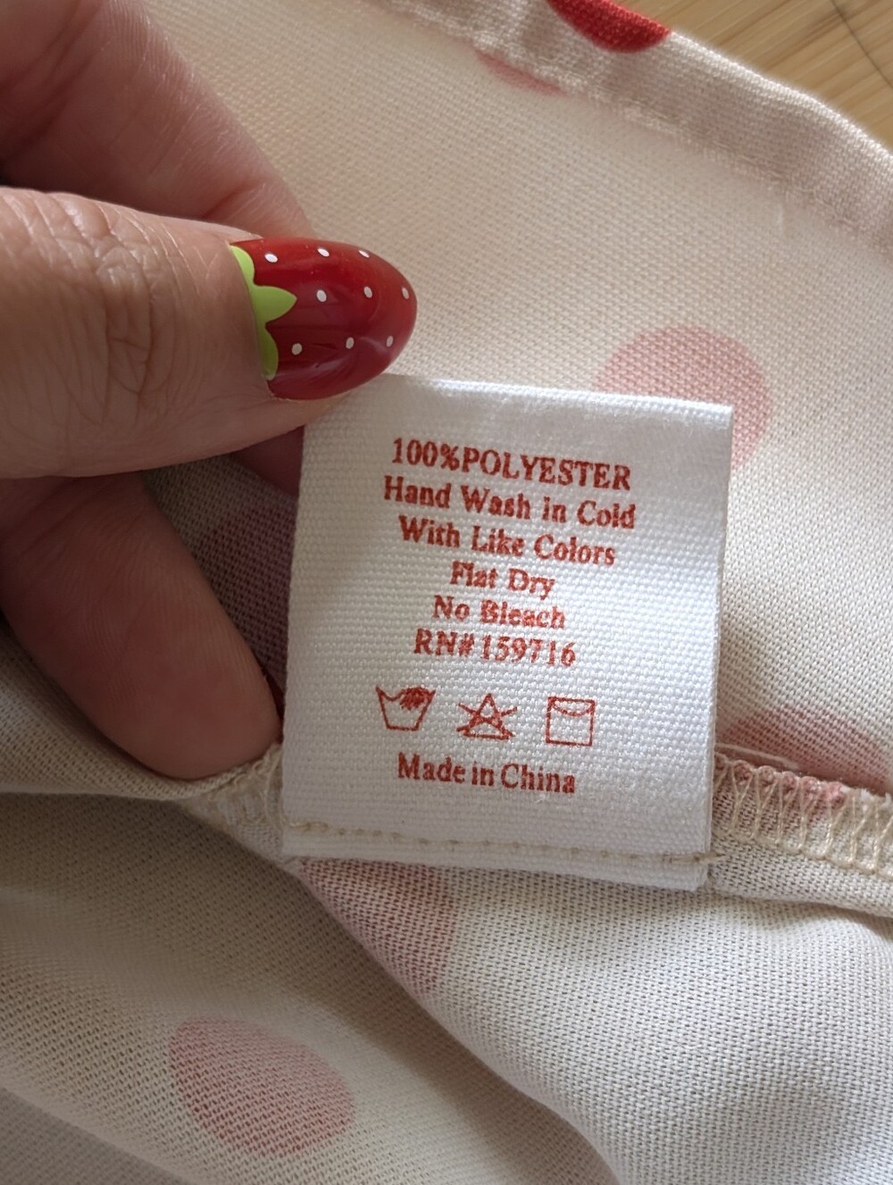 Lisa Says Gah Cream and Red Polka Dot Babydoll Mini Dress - Picture 4 of 10